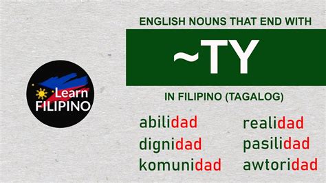 tagalog words that ends with in|Tagalog words that end with i.